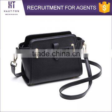 HAUTTON Brand Stock Women Genuine Split Cow Leather Messenger Bags Hot Sale Fashion Sling Shoulder Bag For Girls photo-4