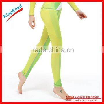 Hot Sale Wholesale Womens Running Tights, Mositure-wicking Womens Sports Tight Wear photo-2