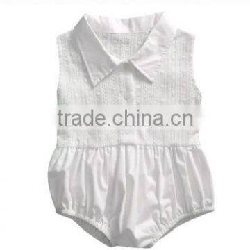 2017 Latest Wholesale Fashion Newborn Girl Rompers 2017 Summer Kid Bodysuit Clothing White Baby Clothes Baby Bubble Romper photo-2