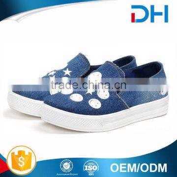 2017 Pretty Girls Shoes Women Canvas Shoes Manufacturer China