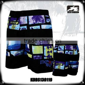 New fashion short 100% polyester printed board shorts