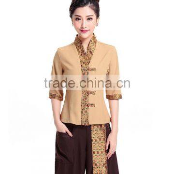 Fashion Uniform Design Working Uniform Wholesale Custom Thai Spa Uniform photo-3
