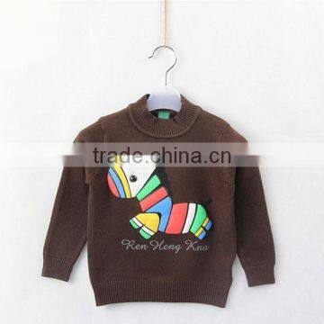 Colorful Horse Print Desgin Baby Boys Modern Sweater photo-5