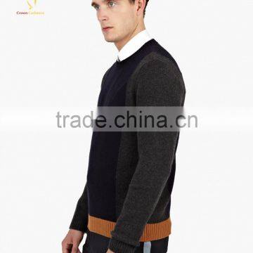 Lastest Knitted Mens Cashmere Wool Sweaters Mens Cashmere Jumpers photo-2