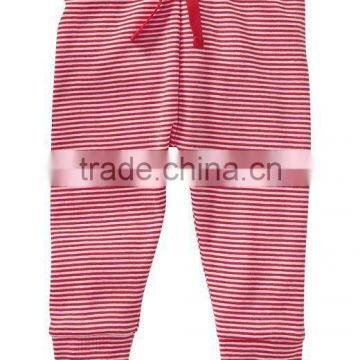 CHILDREN BOYS STRIPED PANT WITH CONTRAST DRAW STRING