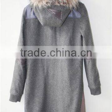 Elegant Girls' Long Coat Black Cashmere Coat for Winter photo-3