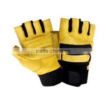 Weight Lifting Gloves, Yellow Fitness Gloves