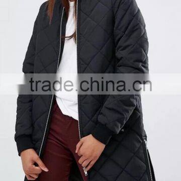 Runwaylover EY0989C Women Windbreaker Classic Long Padded Coat photo-2