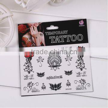 Different Flower Shapes Sticker Waterproof Tattoo Sticker Enviroment Protection Non-toxic photo-2