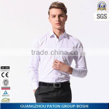 China Manufacturte Factory Wholesale Slim Fit Dress Shirt Man photo-2