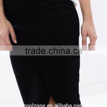 Slim Fit Cutaway Front Ladies Office Wear Wrap Skirt Fashion 2015 photo-5