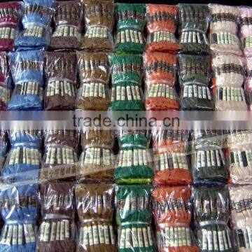 100% Egyptian Long Fibre Cotton 12 Pieces 8 m Cotton Floss Cross Stitch Thread photo-5