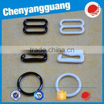 China Professional Manufacturer Black Bra Ring and Slider Bucklefor Wholesale photo-5