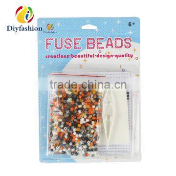 Diyfashion 5mm Hama Perler Fuse Beads the Pumpikin Pie Set With Puzzle Iron Paper and Twezzer Hama Beads Toys for Kids 18023 photo-2