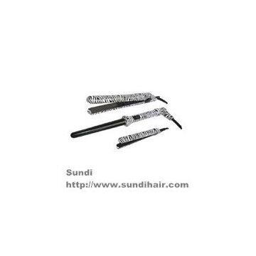 25W-60W With PTC Heater Hair Straightener and Curling Gift Set photo-2