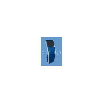 Rugged Steel Frame Self Service Kiosks With Touch Screen For Deposit And Withdraw Bank Note
