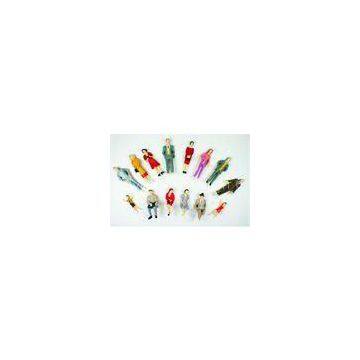 P30-14 outdoor 1:30 Architectural Scale Model People Painted Figures 5.5cm