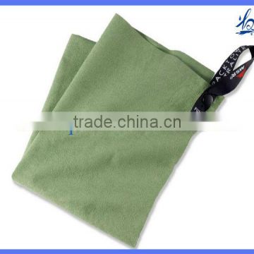 Solid color microfiber Sueded Towel for sports/microfiber sueded sports towel