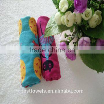100% cotton printed gauze towel wholesale