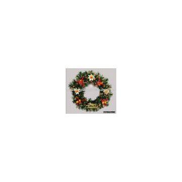 christmas garland ,christmas wreath ,XMAS wreath ,artificial wreath