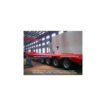 CHINA HEAVY LIFT - Flatbed TrailerCHINA HEAVY LIFT - 2 Axle Flatbed Container Trailer