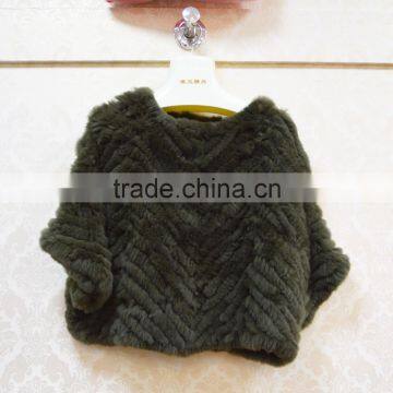 SJ497-02 Cheap Mexico Dropping Selling Fashion Rabbit Shawl Coat Fur photo-2