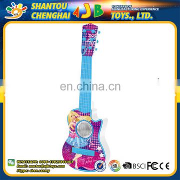 Printing design plastic material miniature toy instruments guitar for kids