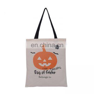 New design canvas burlap party halloween bags