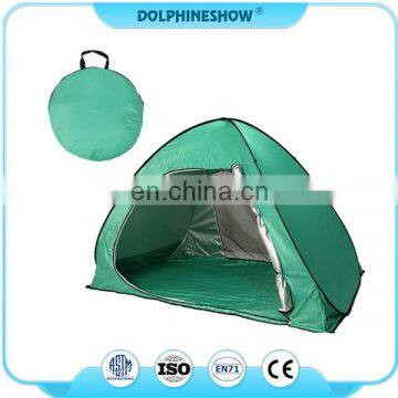 Hot sell Custom logo Outdoor Sun Shelter Shade Cabana Automatic Pop Up Beach Tent for 2-3 Person