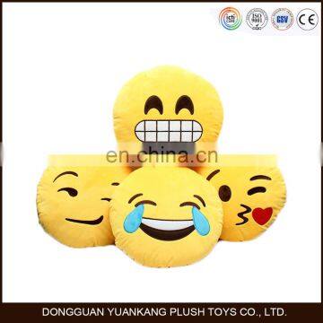 Dongguan Factory Cheap Custom WhatsApp Plush Emoji Pillow