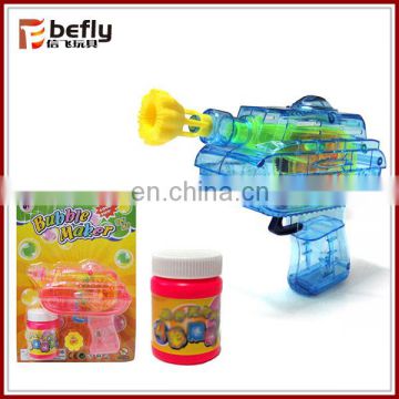 Transparenct flash toy bubble blower