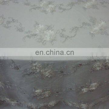 Chinese Ivory Lace Table Overlays Indian Embroidered Table Cloth photo-2