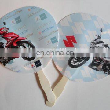 Cmyk Offset Two Both Side Printing Diy Paper Hand Fan photo-3