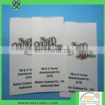 Free samples clothing labels nylon taffeta label roll