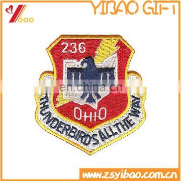 Custom design cheap embroidery patch / design embroidery patch for clothing