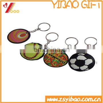 Wholesale customed 2D/3D logo soft pvc keychain / lovely key ring