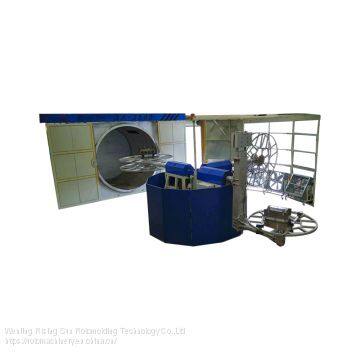 Rising Sun 3-Arm 5-Station Carousel Rotational Rotomolding Molding Machine for Plastic and Rubber Hollow Container Tank Producing photo-2