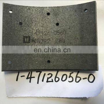 1-47126056-0 For Original Front Standard Brake Shoes Lining