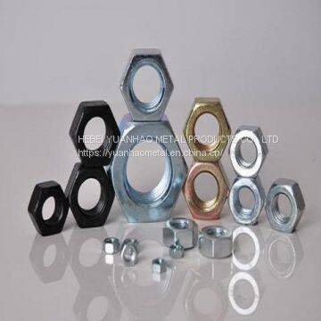 high quality of DIN934 hex nuts with grade 4/6/8/10/12/A2/A4