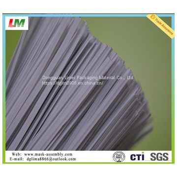 PE+galvanized steel single double core plastic nose wire