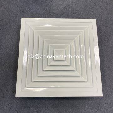 Ventech Air Ventialtion Square Ceiling Aluminum 4 Way Diffuser photo-2