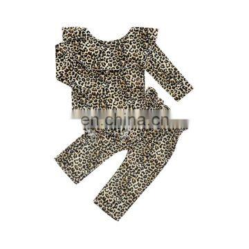 Baby Girls Boutique Outfits Floral Printed Sleeve Romper And Long Trousers Girls Autumn 2019 Super Beauty Kids Clothing Set photo-6