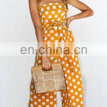 New Arrival Ladies One Piece Dot Printing Jumpsuit and Adult One Piece Jumpsuit photo-4