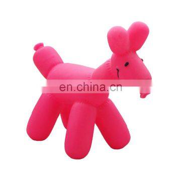 hot sale pink animal squeaker vinyl toy