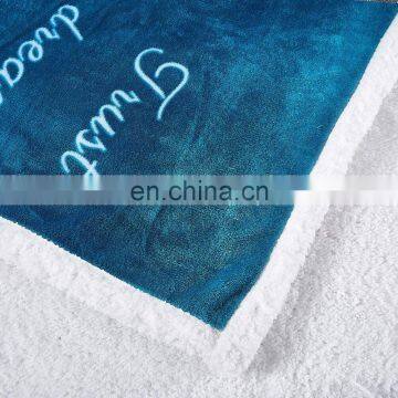 Warm Hugs Positive Energy Healing Thoughts Caring Gift Throw Daddy Blanket Sherpa Microfiber Comfort Message Gift Blankets photo-3