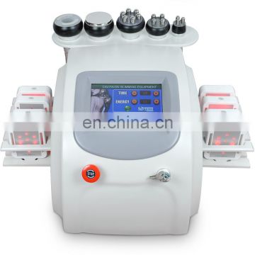 650nm&10pads Lipo Laser 40K Cavitation RF Vacuum slimming machine for sale