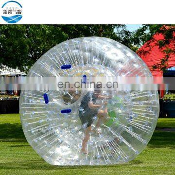 Chinese factory supply premium PVC giant inflatable person inside beach ball