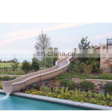 High Quality Whole Sale Price Aqua Play Fiberglass 3lanes Waving Water Slides