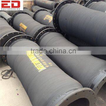 Steel flange dredging hose