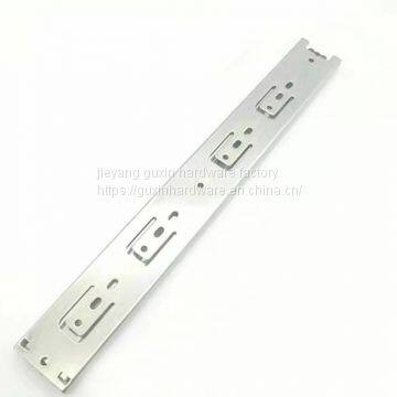 GXS4512 High Quality 45mm Width Rough surface With Line 3 Fold  Ball Bearing Drawer Slide Furniture Channels